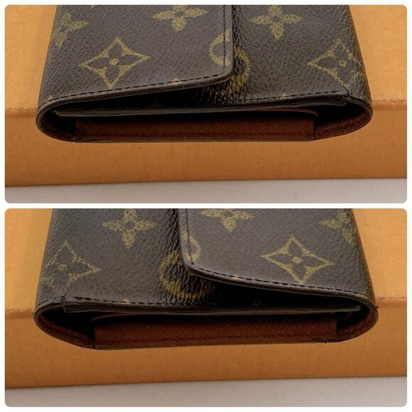 Authentic Louis Vuitton Portefeuille International Porte Tresor Monogram Wallet - Picture 7 of 12